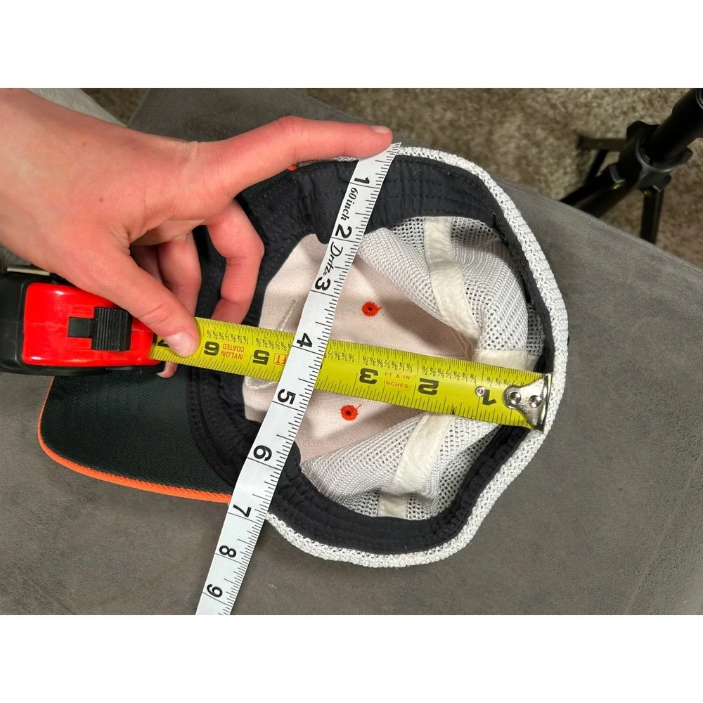 Nike Golf VRS RZN FlexFit Hat Mens Orange White Mesh Swoosh Cap‎ Athletic Summer